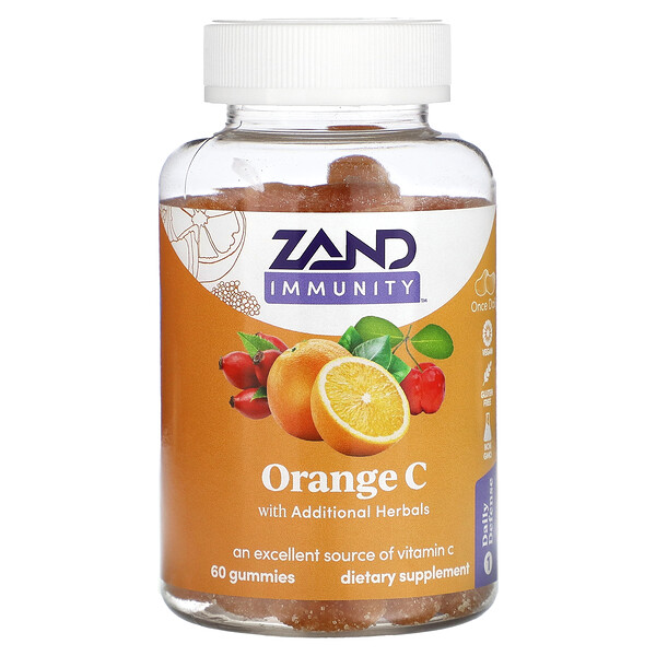 Immunity, Жевательные конфеты Orange C, 60 жевательных конфет Zand