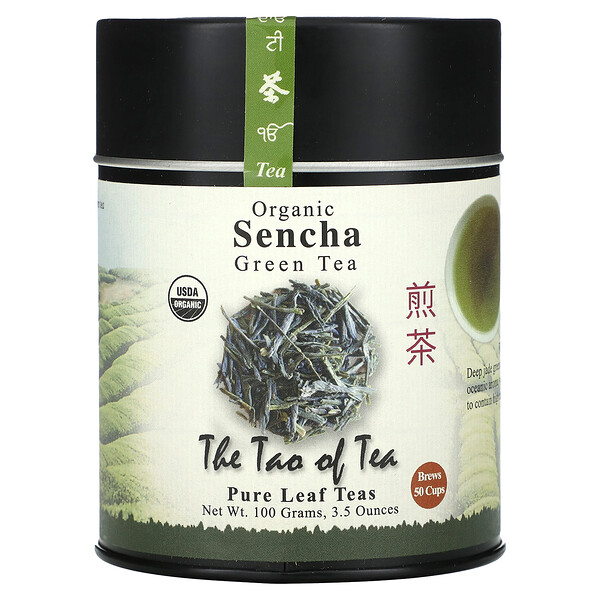 Organic Green Tea, Sencha, 3.5 oz (100 g) The Tao of Tea