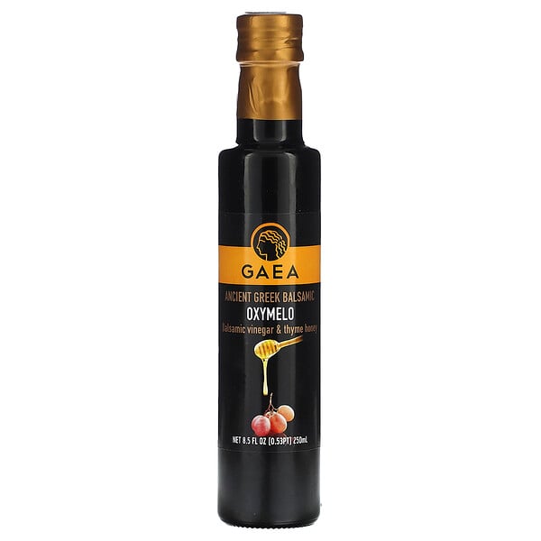 Ancient Greek Balsamic, OXYMELO, Balsamic Vinegar & Thyme Honey, 8.5 fl oz (250 ml) Gaea