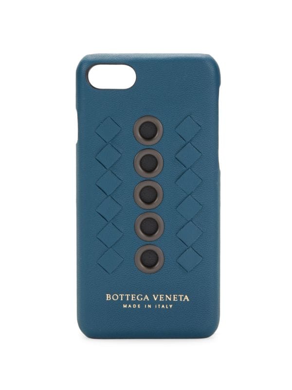 Grommet Leather iPhone 7 Case Bottega Veneta