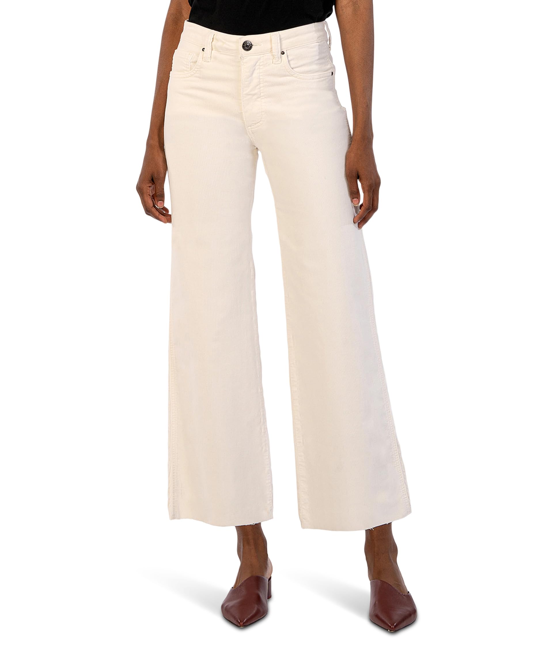 Женские Брюки KUT from the Kloth Jean Corduroy High-Rise Fab Ab Wide Leg KUT from the Kloth