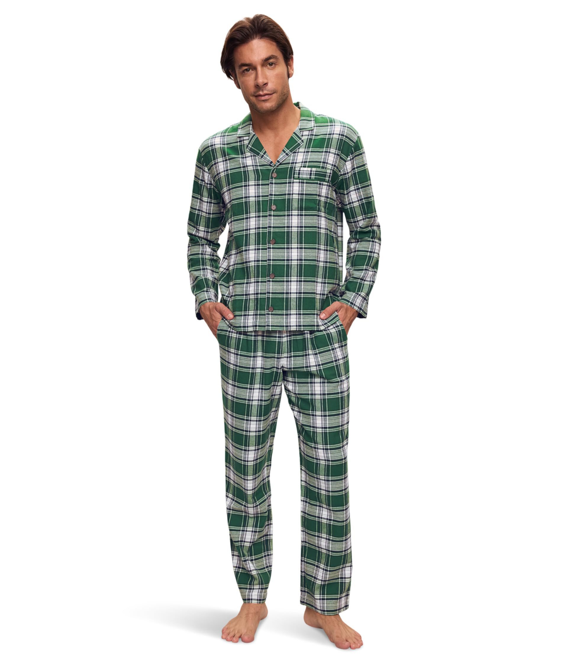 Мужская Пижама Eberjey Flannel Long PJ Set Eberjey