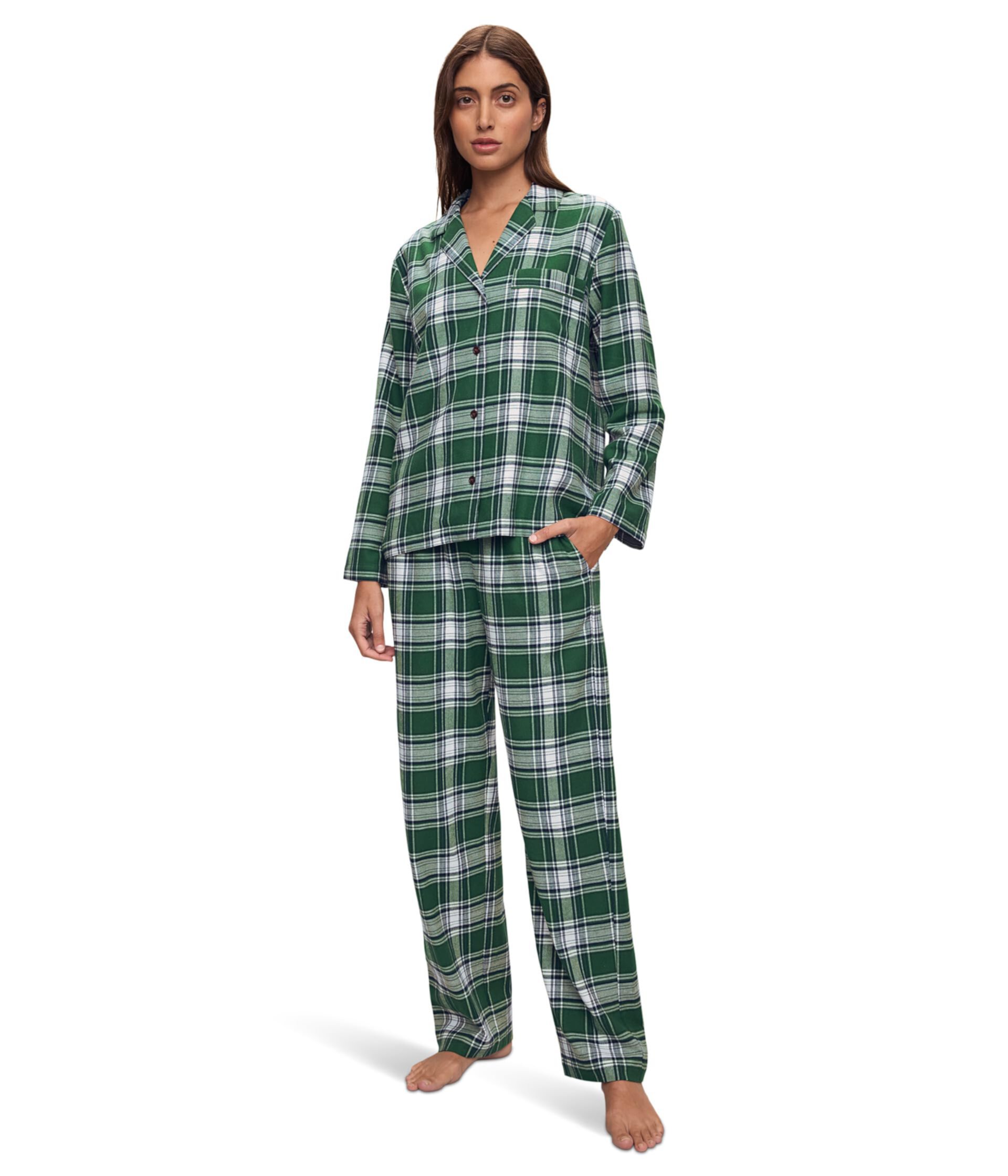 Женская Пижама Eberjey Flannel Long PJ Set Eberjey