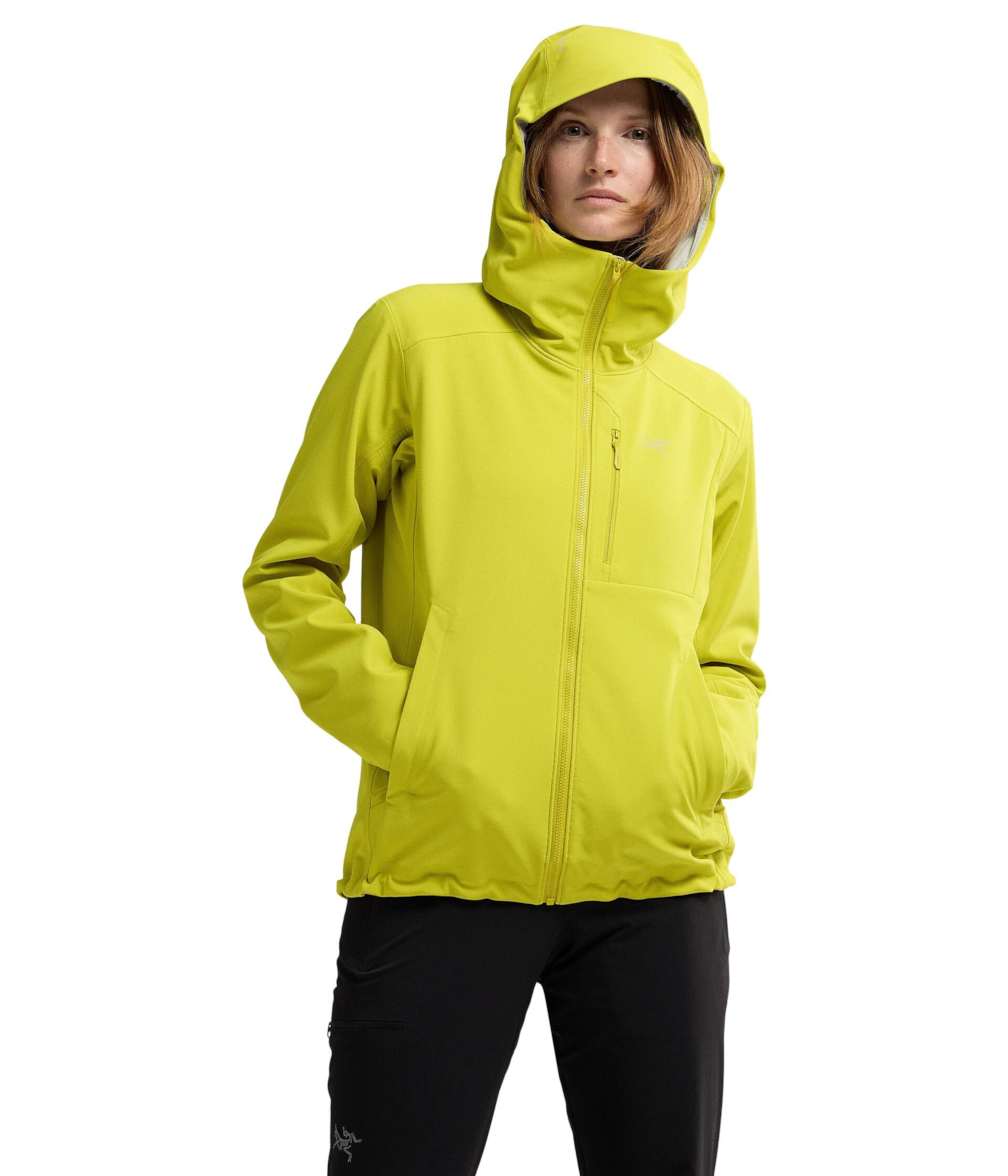 Худи Arc'teryx Gamma Heavyweight из дышащего софтшелла с капюшоном StormHood™ Arc'teryx