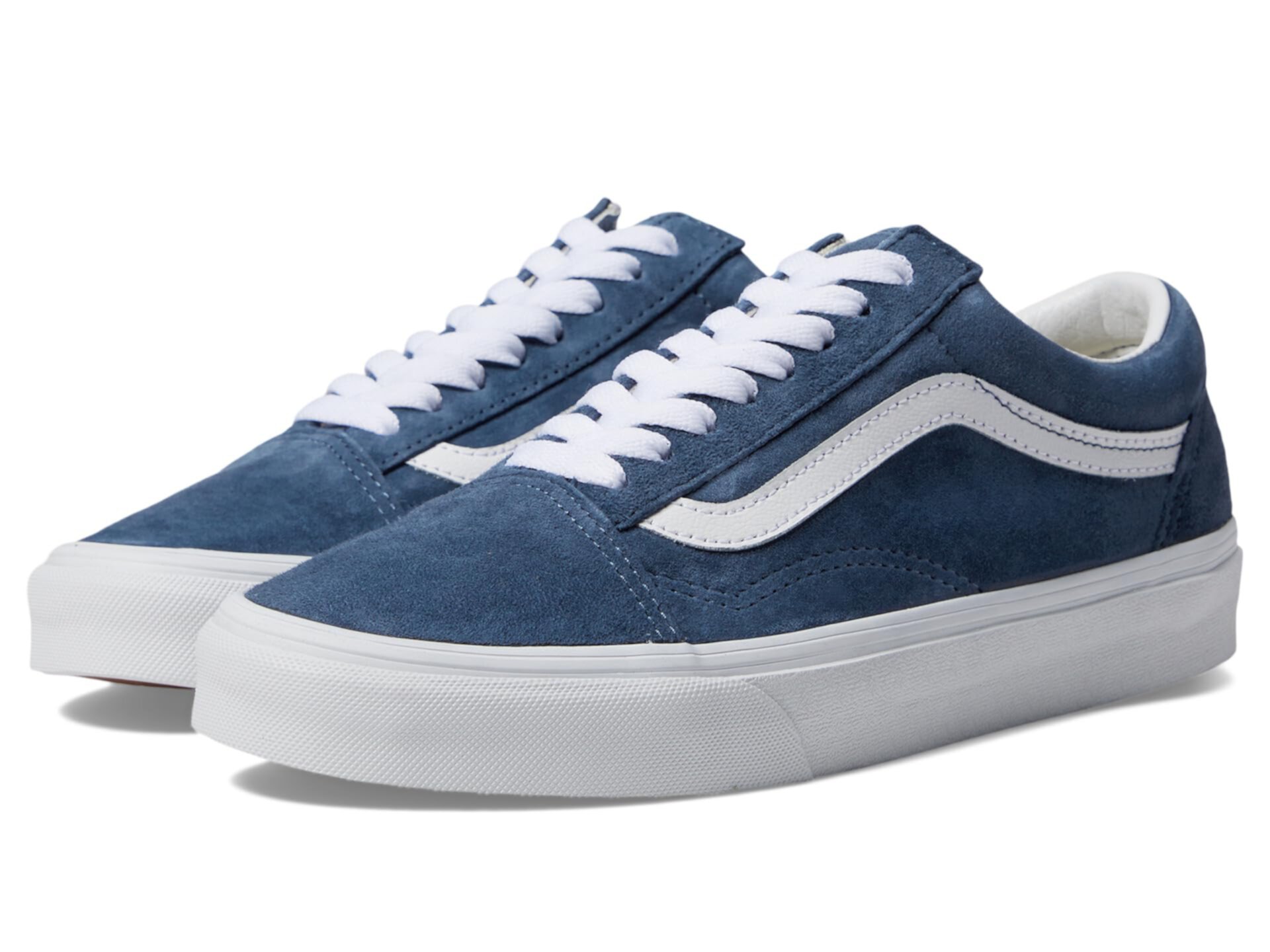 Кожаные и текстильные кроссовки Vans Old Skool™ с круглым носом и шнуровкой Vans