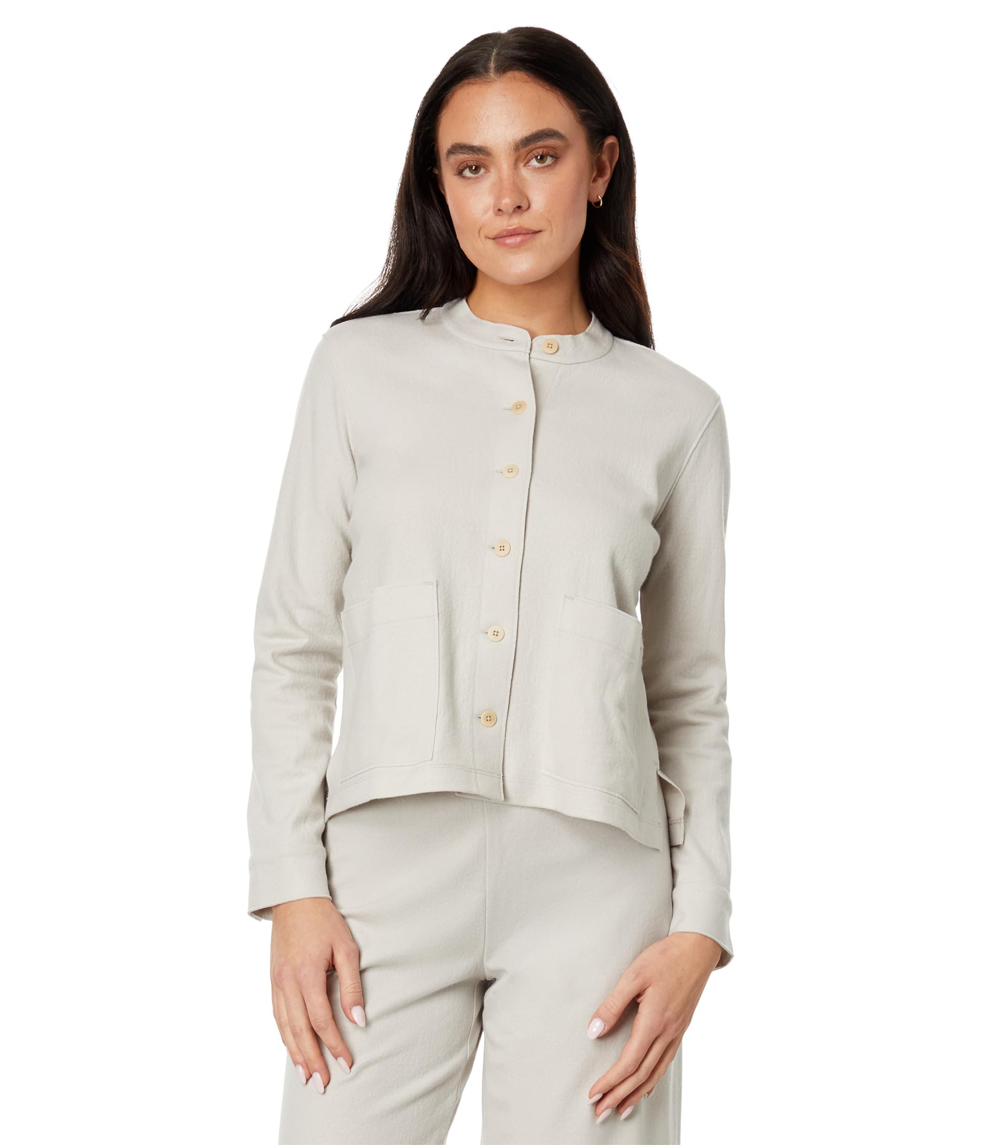 Женский Блейзер Eileen Fisher Petite Mandarin Collar Eileen Fisher