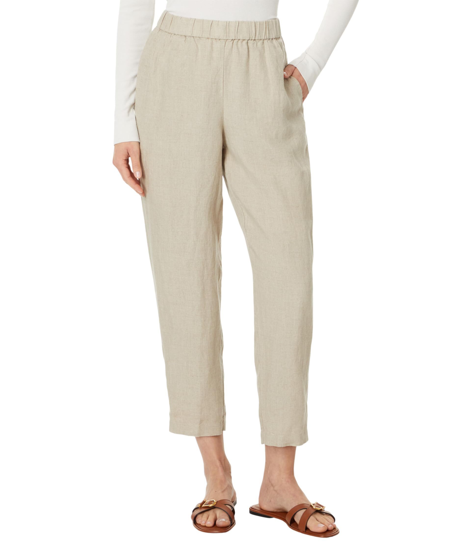 Женские Брюки Eileen Fisher Petite Высокой Талии Eileen Fisher