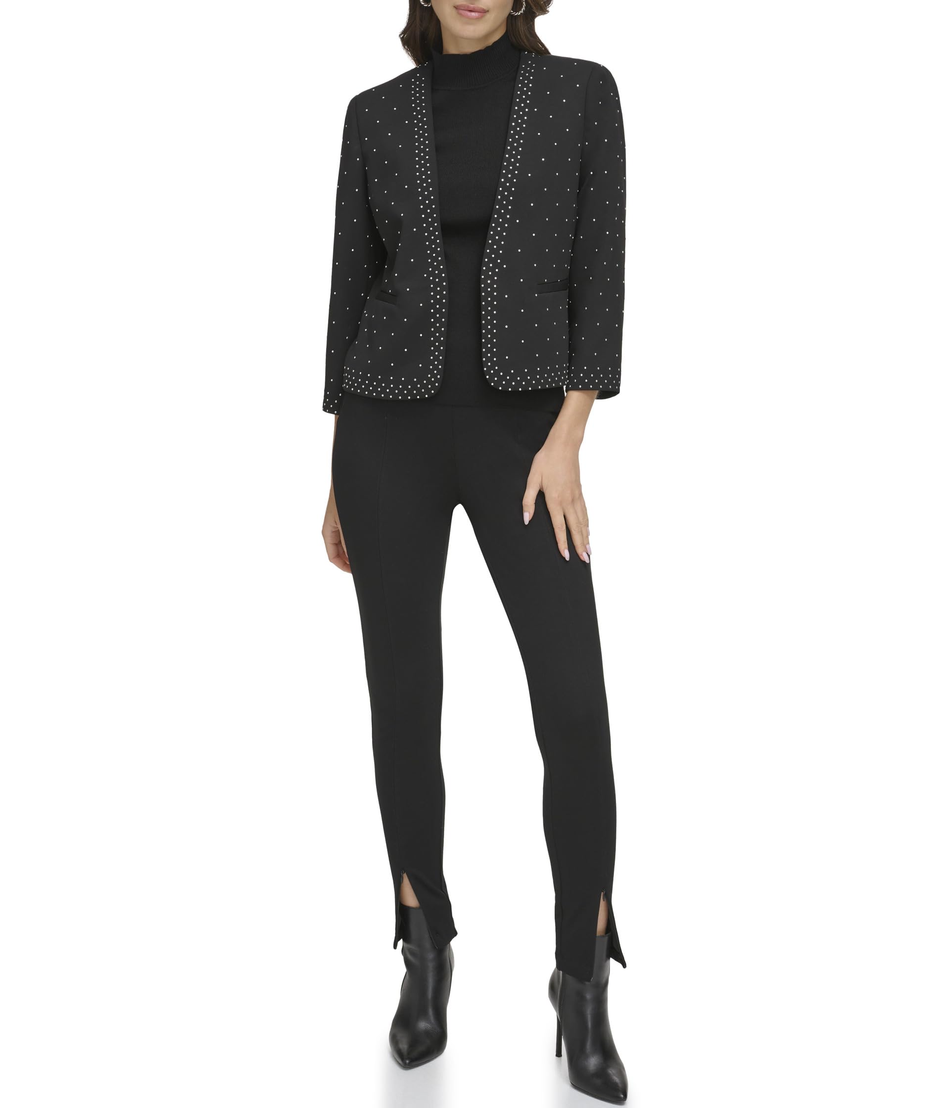 Женский куртка с длинным рукавом и заклепками DKNY DKNY