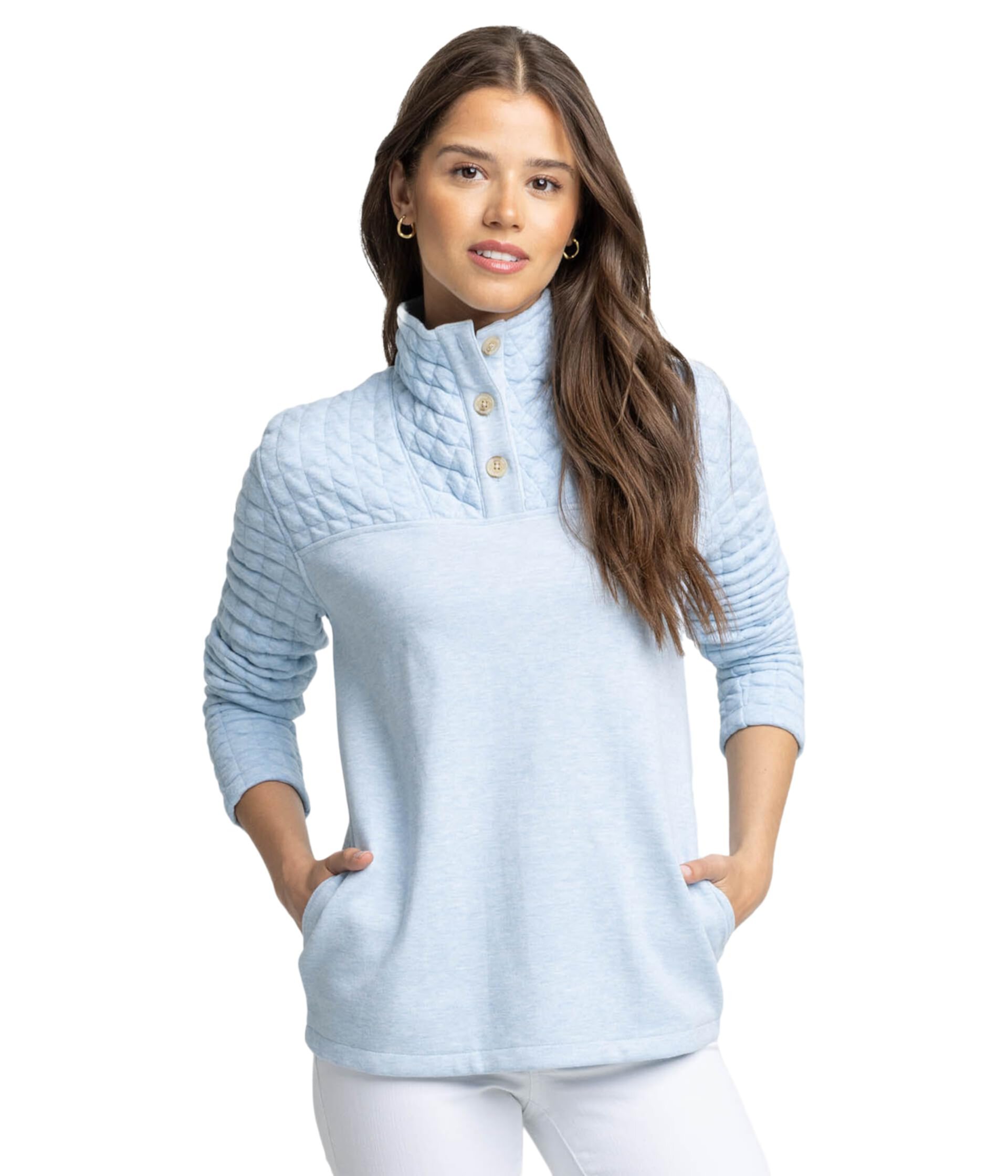 Женский Свитер Southern Tide Kelsea Quilted Southern Tide