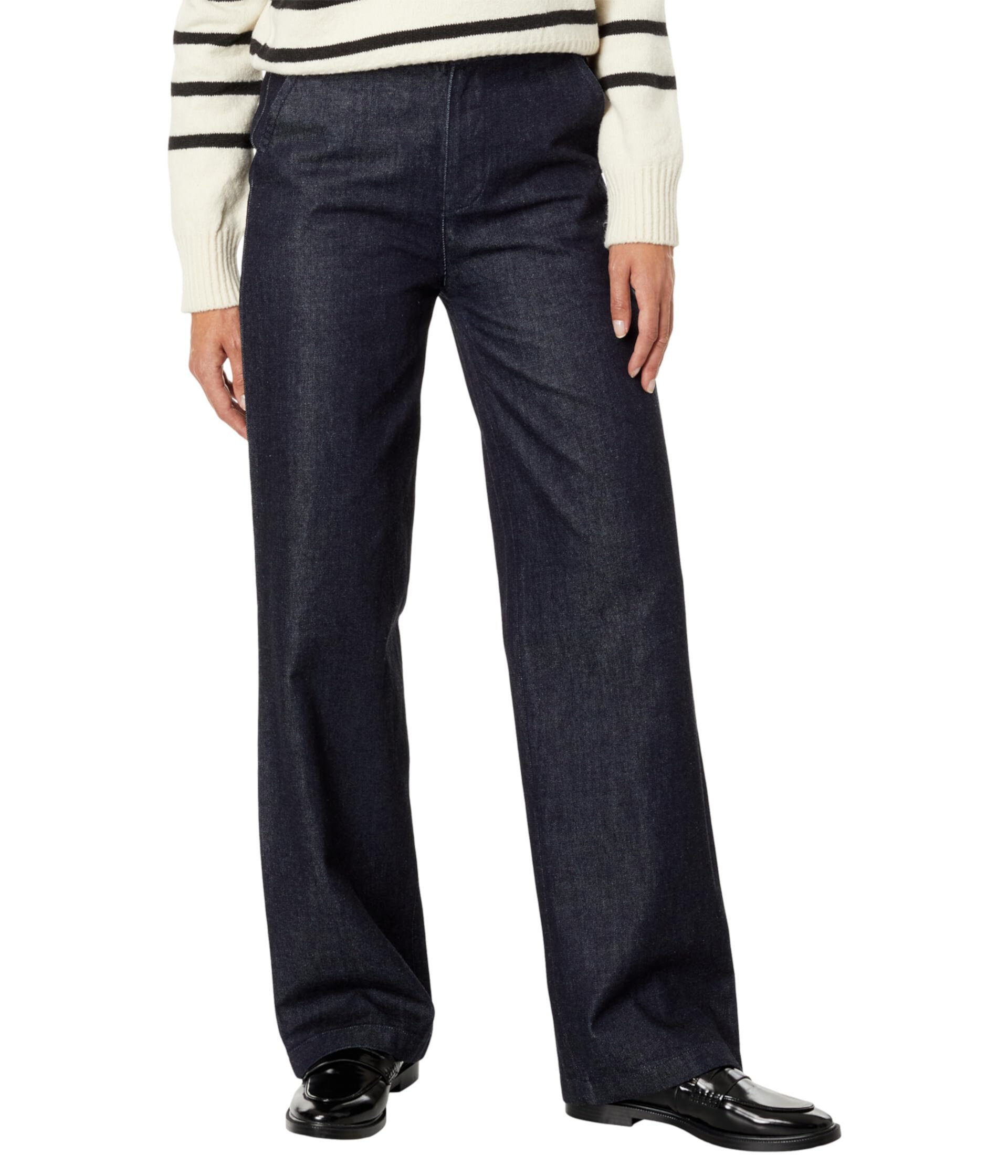 Широкие штанины с высокой посадкой Tailored Kora в цвете Lapis AG Jeans