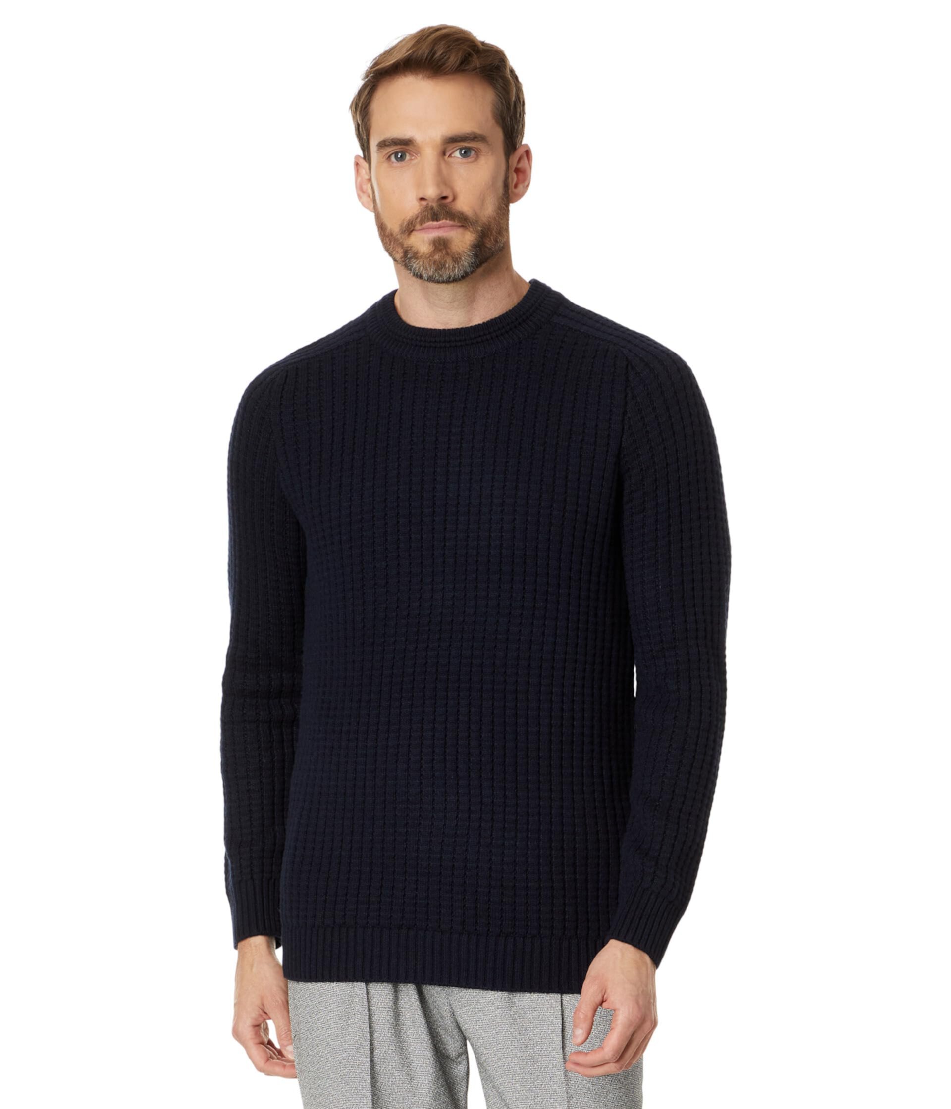 Мужской Свитер Karl Lagerfeld Paris Texture Crew Neck Karl Lagerfeld Paris