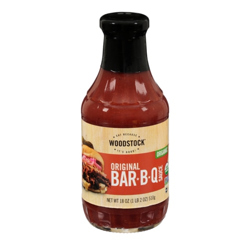 Non-GMO Organic Kosher BBQ Sauce Original -- 18 oz Woodstock