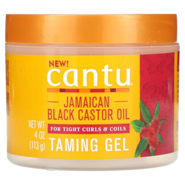 Ямайское черное касторовое масло, гель для приручения, 4 унции (113 г) Cantu