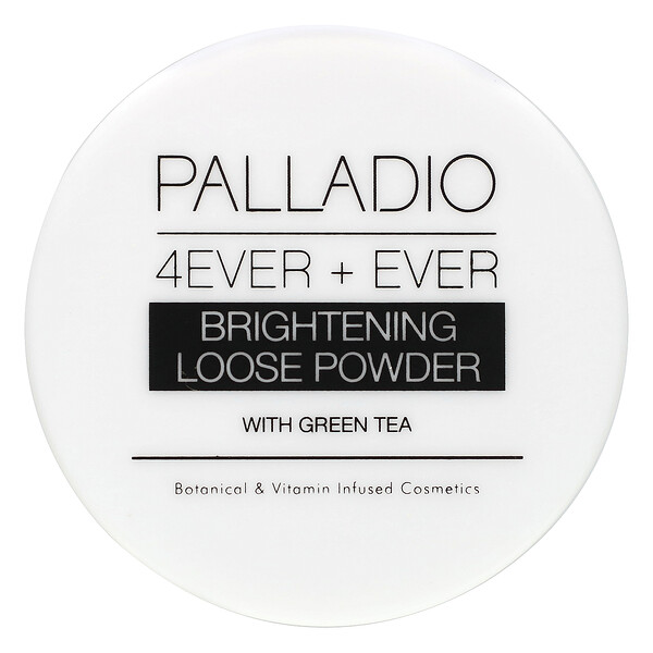 4Ever + Ever, Осветляющая рассыпчатая пудра с зеленым чаем, 0,21 унции (6 г) Palladio