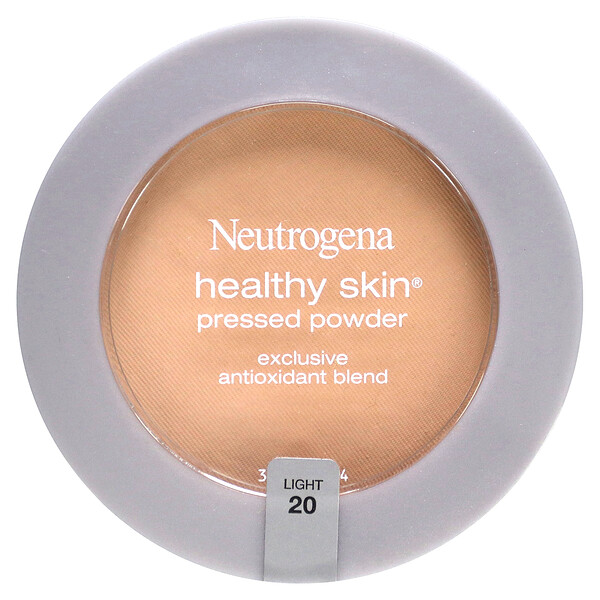 Прессованная пудра Healthy Skin, легкая 20, 0,34 унции (9,6 г) Neutrogena