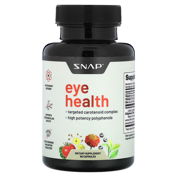 Здоровье глаз - 60 капсул - Snap Supplements Snap Supplements