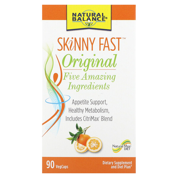 Skinny Fast, Original, 90 растительных капсул Natural Balance