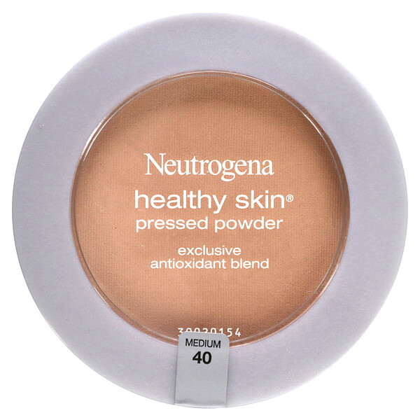 Прессованная пудра Healthy Skin, средний размер 40, 0,34 унции (9,6 г) Neutrogena