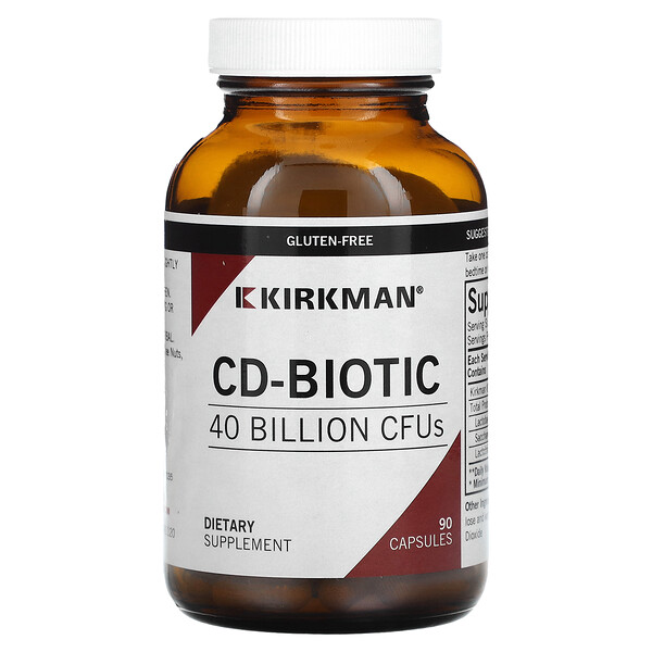 CD-Biotic, 40 миллиардов КОЕ, 90 капсул - Kirkman Labs Kirkman Labs