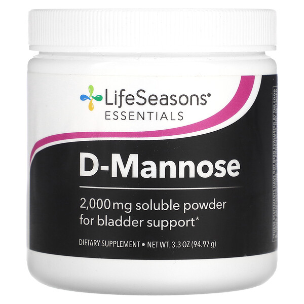 D-Mannose, 2,000 mg, 3.3 oz (94.97 g) LifeSeasons