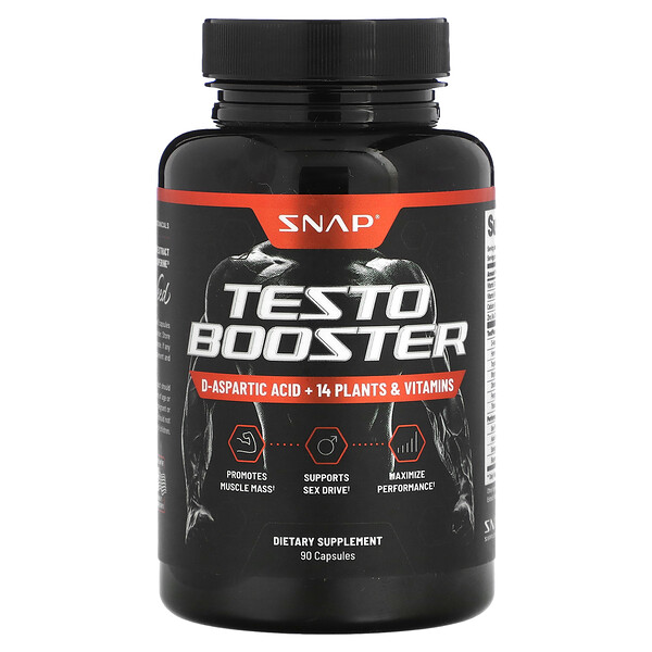 Testo Booster, 90 Capsules Snap Supplements