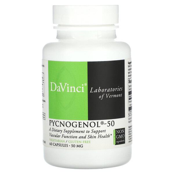 Pycnogenol-50 , 50 mg , 60 Capsules (Капсулы) DaVinci