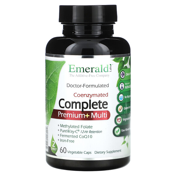 Complete Premium+ Multi, 60 растительных капсул Emerald Labs