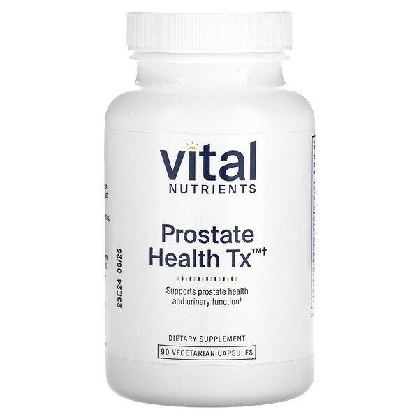 Prostate Health TX, 90 вегетарианских капсул Vital Nutrients
