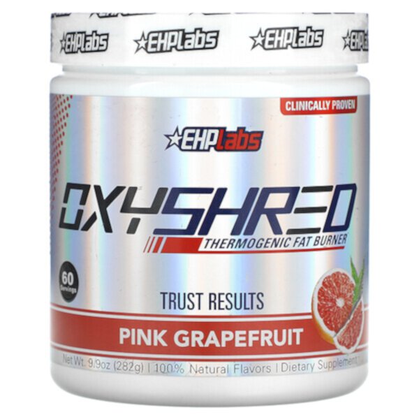 Термогенный сжигатель жира Oxyshred, розовый грейпфрут, 9,9 унций (282 г) EHPlabs