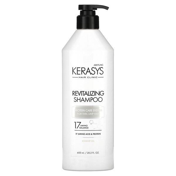 Восстанавливающий шампунь, для тонких и вялых волос, 20,2 жидких унций (600 мл) Kerasys