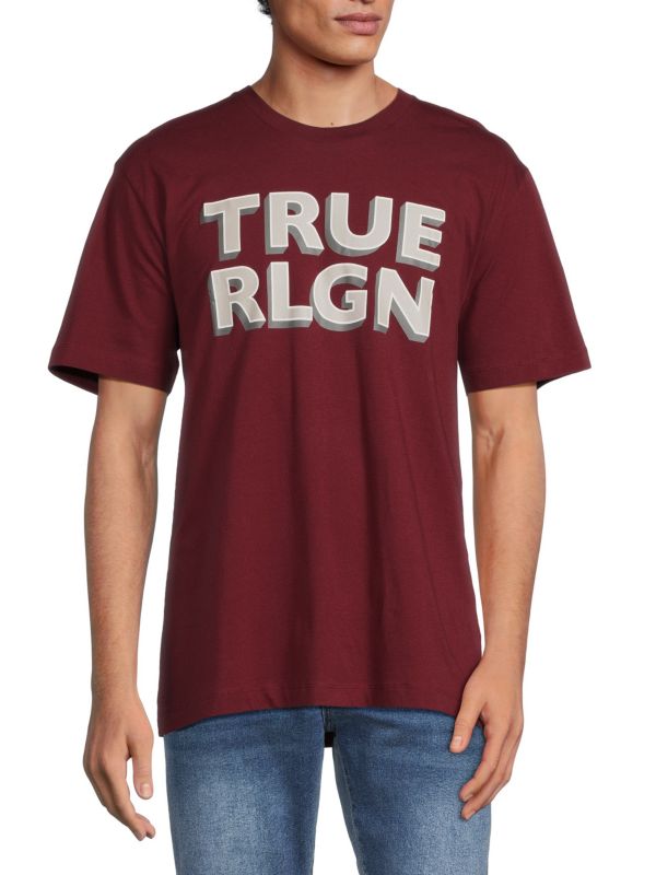 Футболка с логотипом и графическим рисунком True Religion