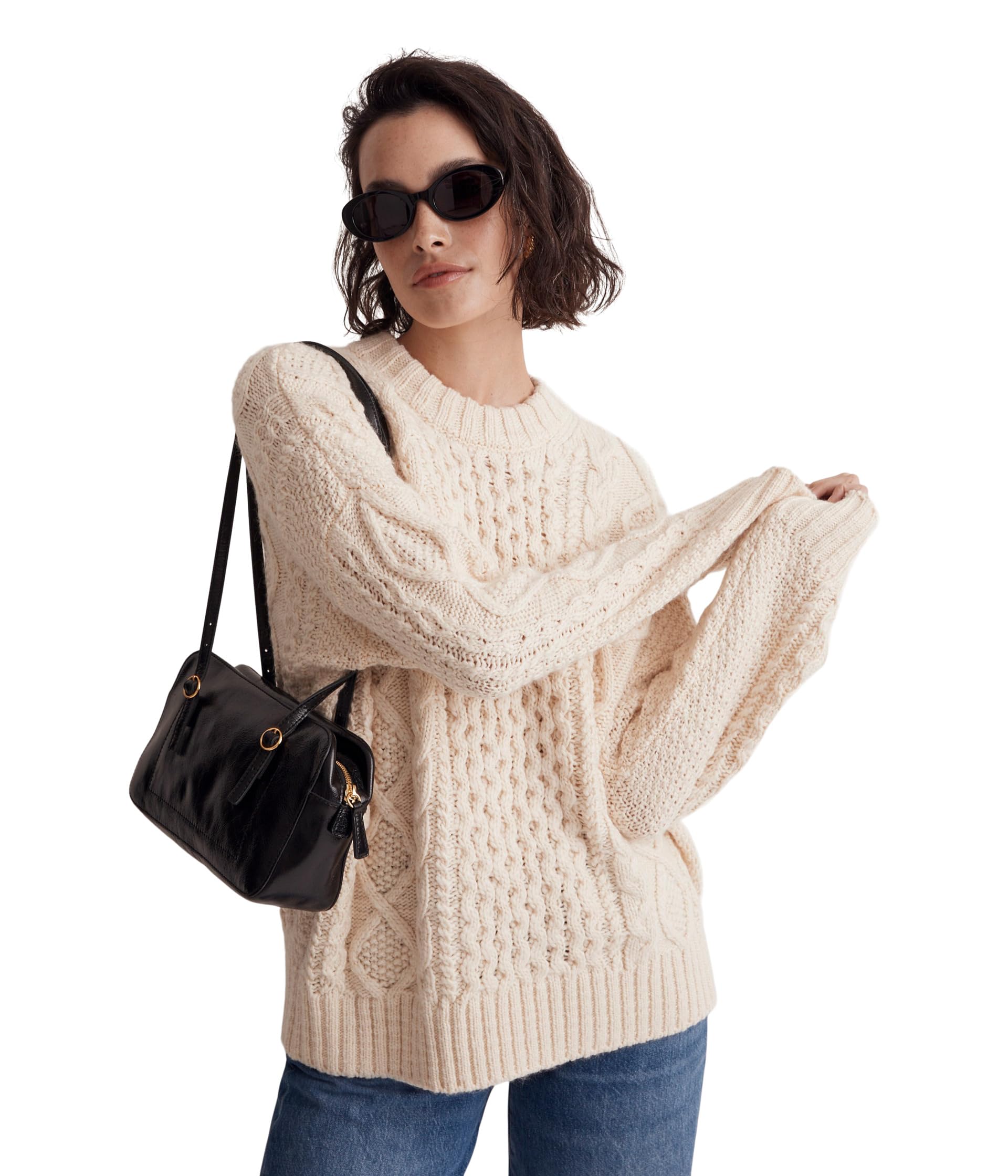 Женский Свитер Madewell Cable-Knit Madewell