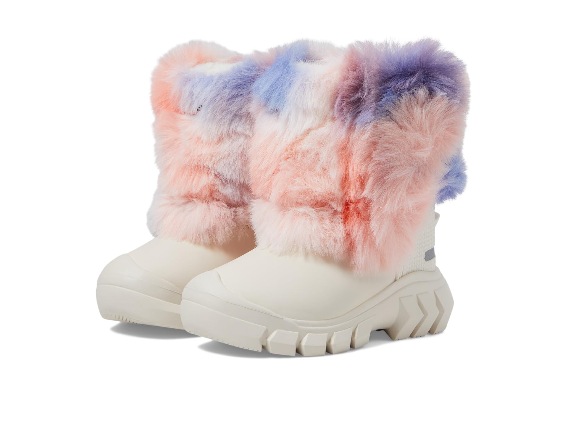 Зимние ботинки из искусственного меха Intrepid Rainbow (для малышей/маленьких детей) Hunter Kids