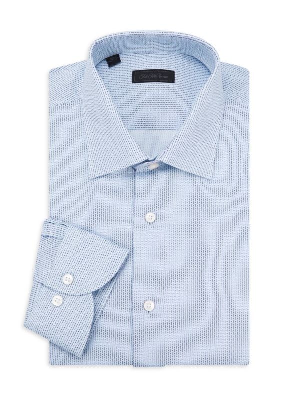 Классическая рубашка в горошек Saks Fifth Avenue