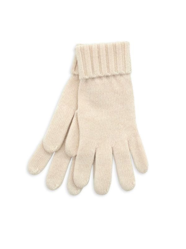 Кашемировые перчатки с ребристой отделкой Portolano