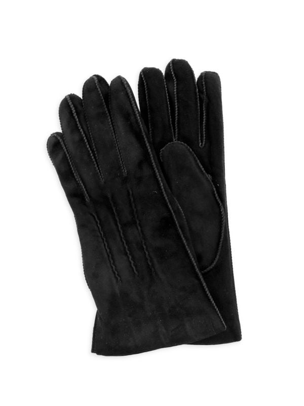 Замшевые перчатки Portolano