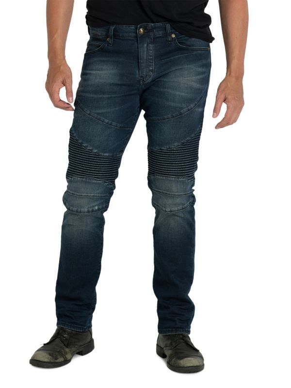 Мужские Джинсы skinny Stitch's Jeans Distressed Slim Fit Stitch's Jeans