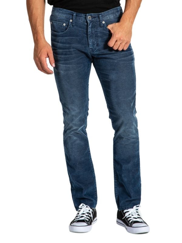 Вельветовые брюки узкого кроя Barfly с бахромой Stitch's Jeans