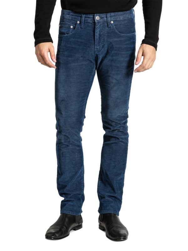 Вельветовые джинсы узкого кроя Barfly с бакенбардами Stitch's Jeans