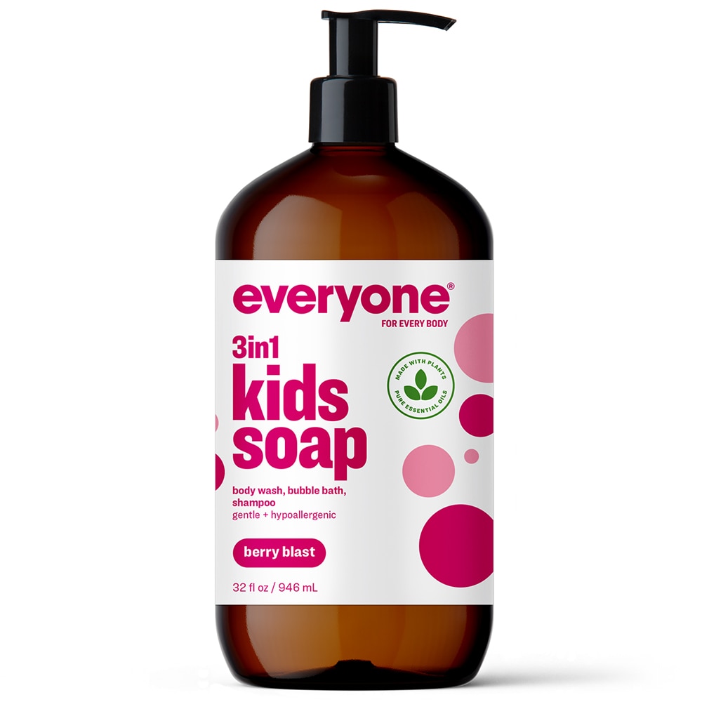 Шампуни для детей Everyone Kids Soap 3 в 1 Berry Blast -- 32 fl oz Everyone