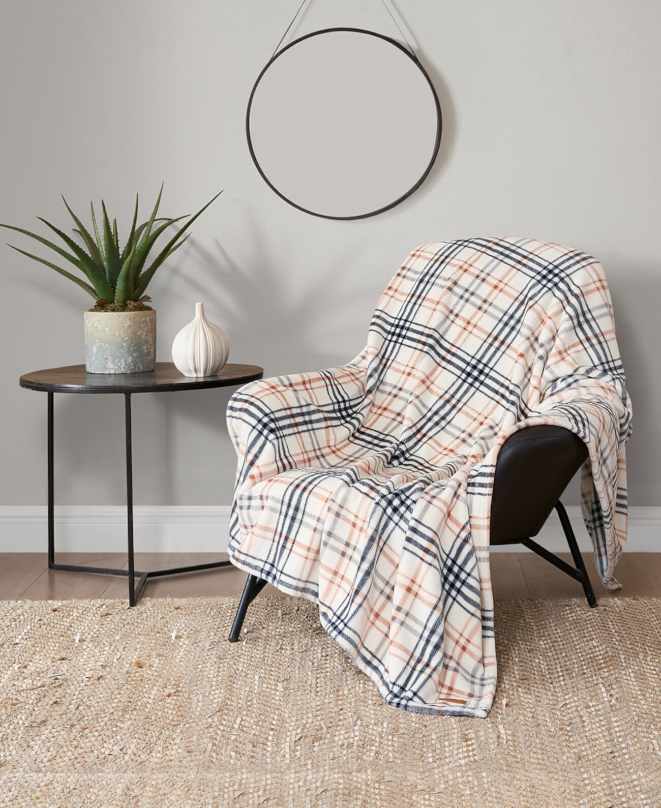 Camper Plaid Cozy Plush Throw Blanket, 50" x 70" Lucky Brand