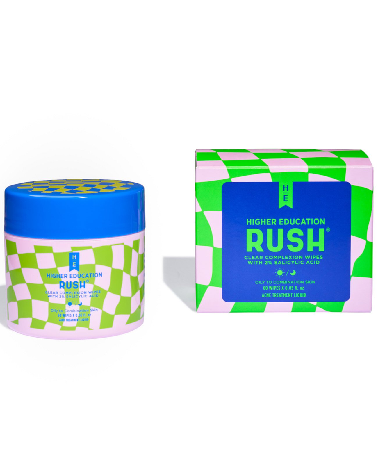 Rush Salicylic Acid Complexion, 60 Pads Higher Education Skincare