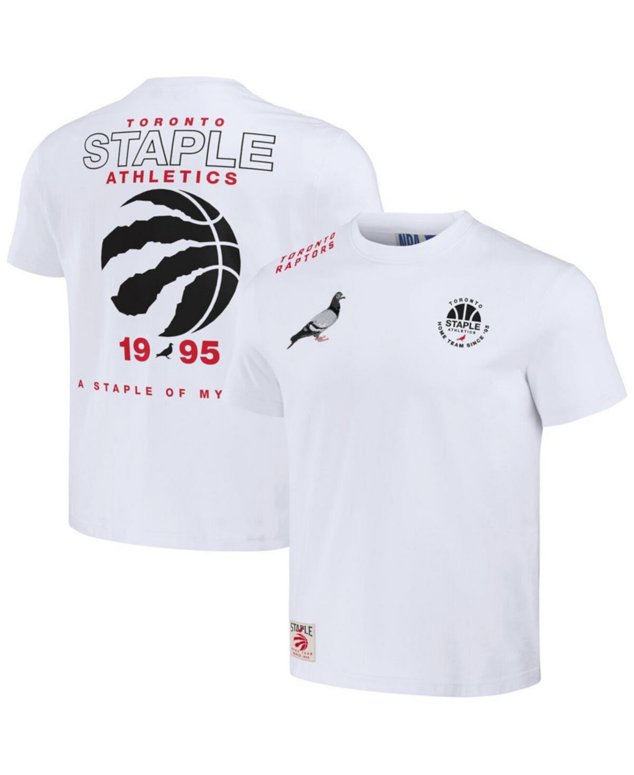 Мужская футболка с графикой Toronto Raptors NBA x Staple из 100% хлопка Staple