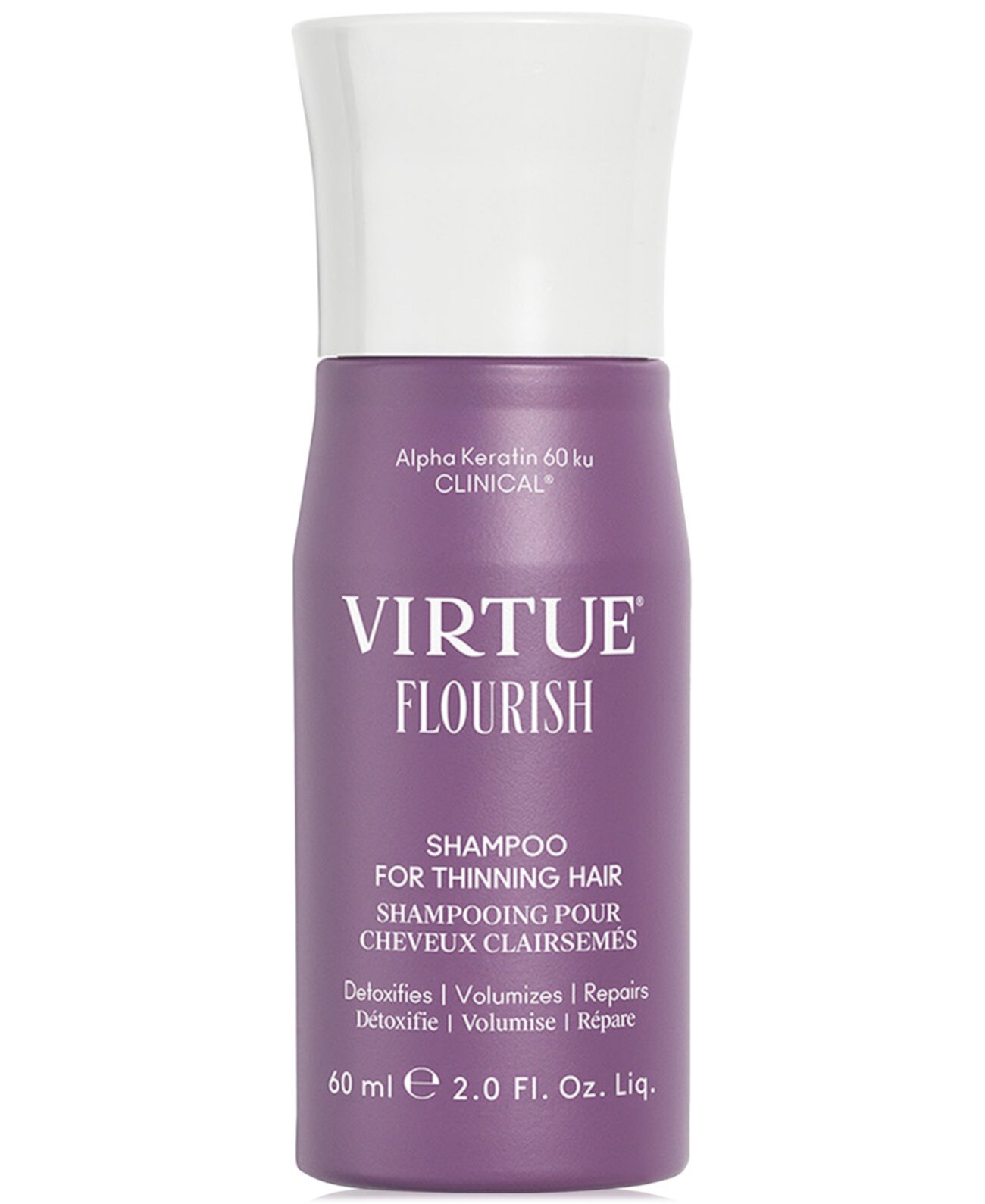 Шампунь Flourish для истонченных волос, 2 унции. Virtue