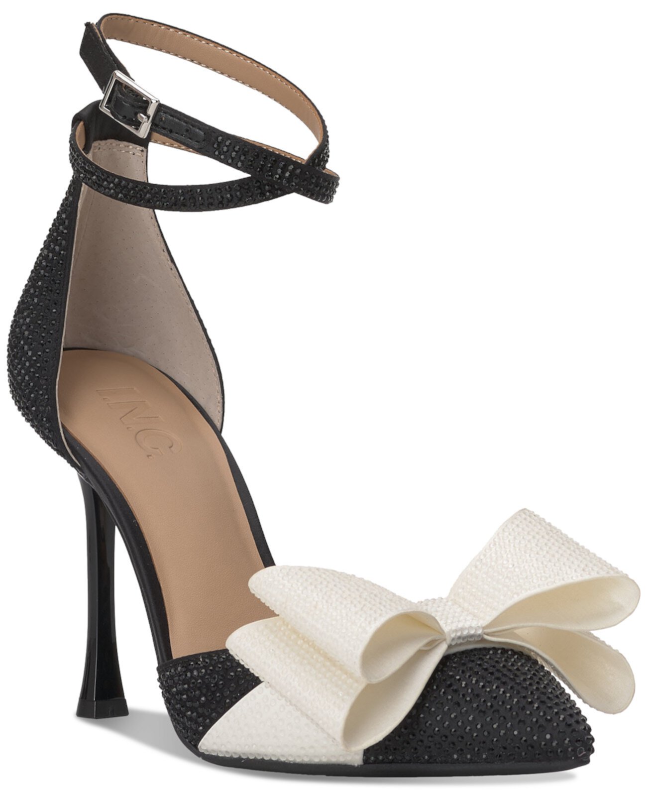 Women's Saori Bow Ankle-Strap Pumps, Created for Macy's I.N.C. International Concepts