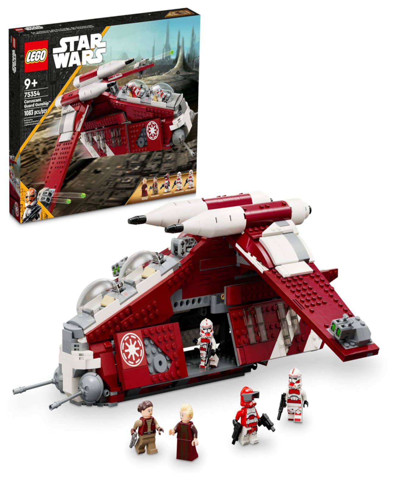 Star Wars 75354 Набор игрушечных боевых кораблей Coruscant Guard Guard Lego