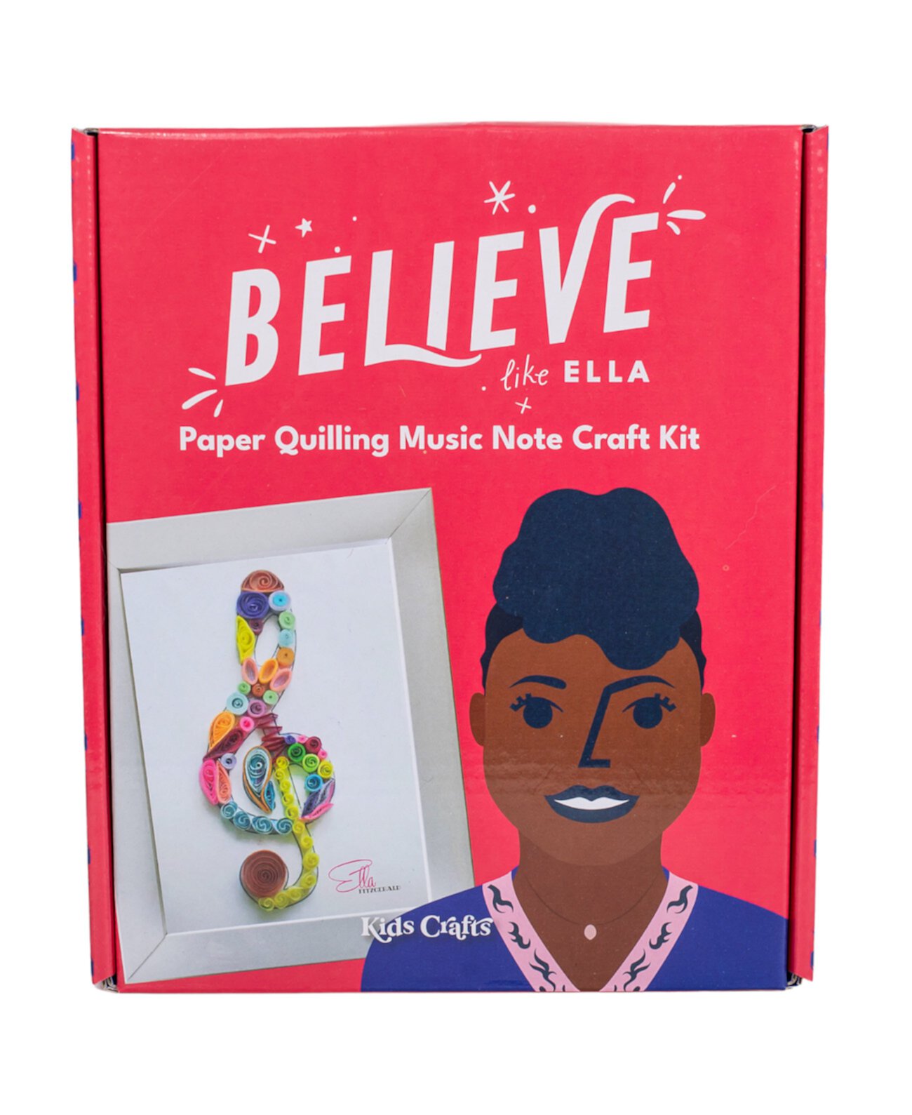 Верь как Элла — набор для творчества «Музыкальные ноты» в технике квиллинг Kids Crafts