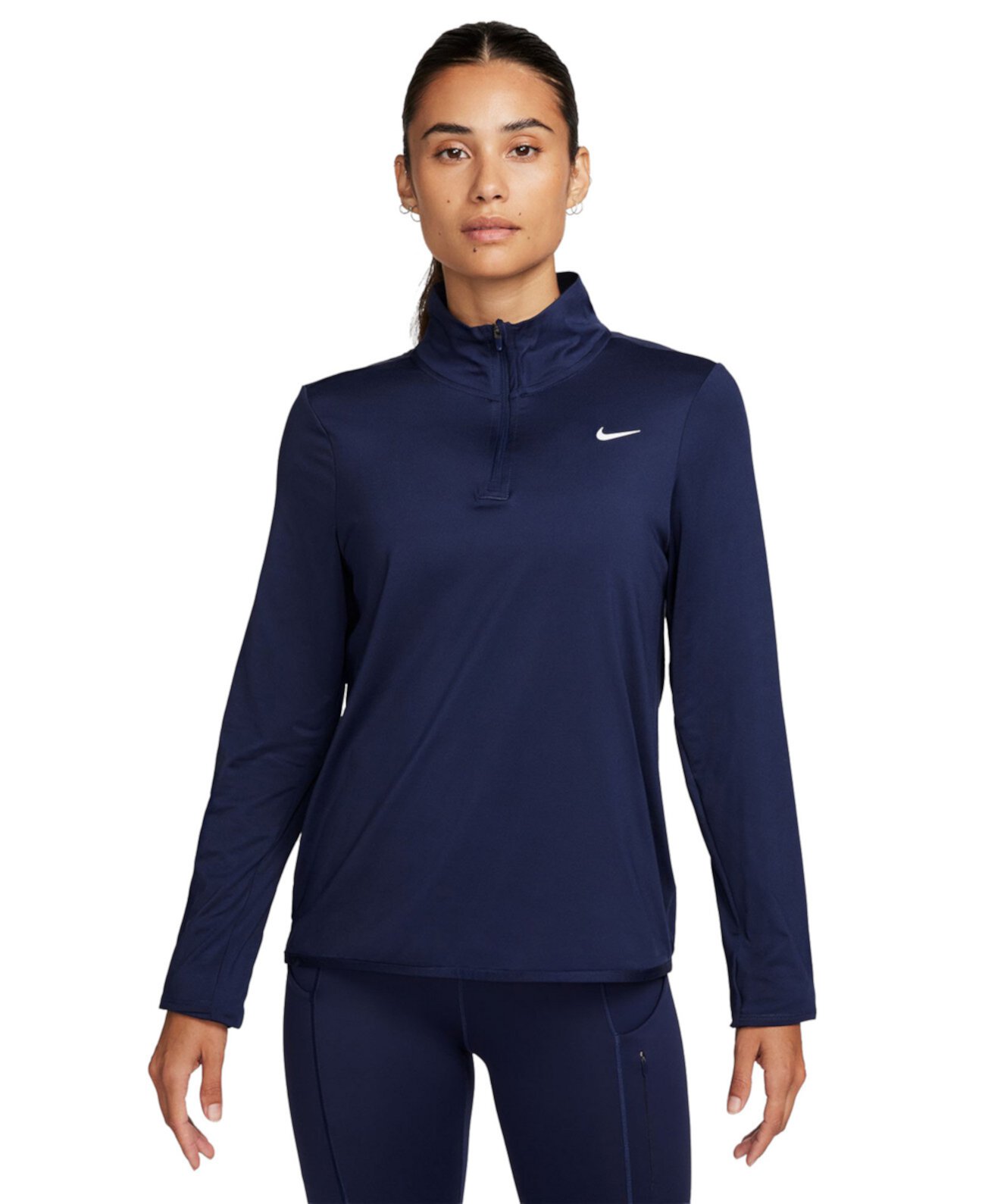 Женская беговая футболка Dri-FIT Swift Element UV с молнией 1/2 Nike