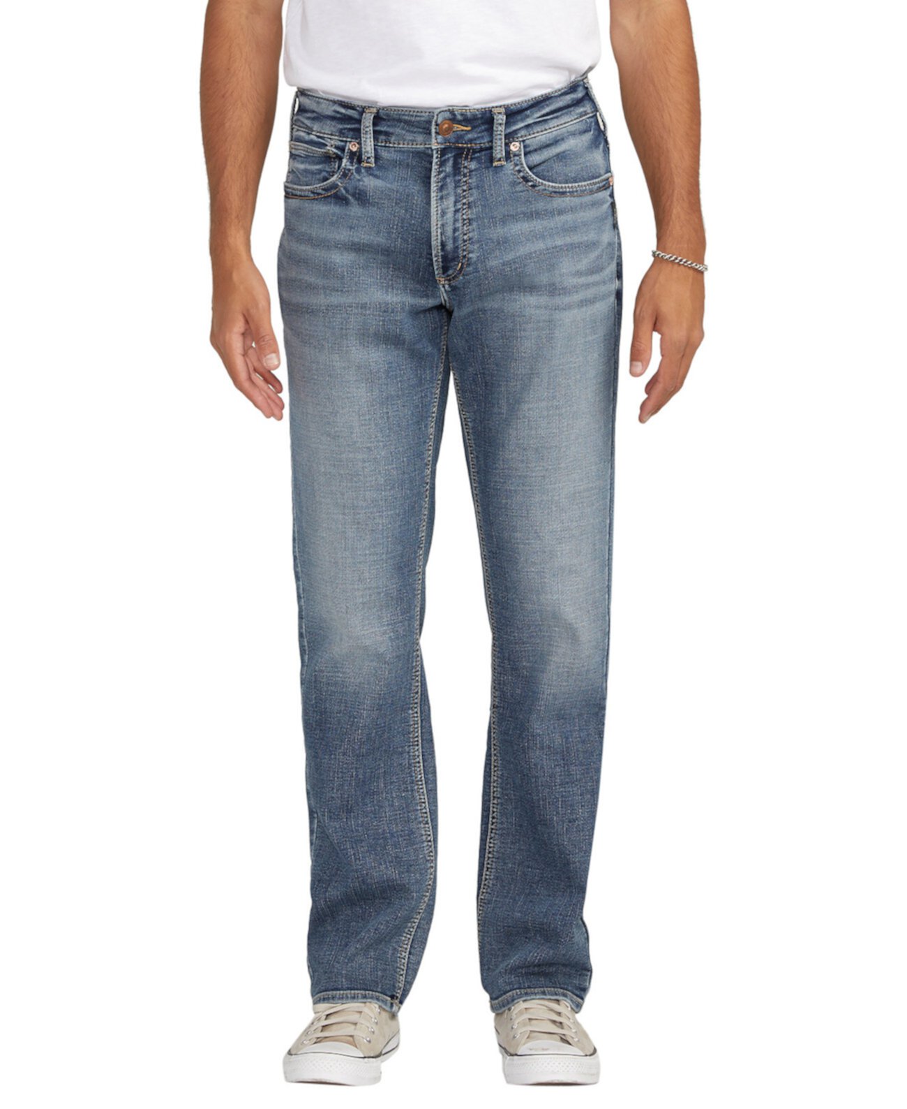 Мужские джинсы прямого кроя классического кроя Grayson Silver Jeans Co.