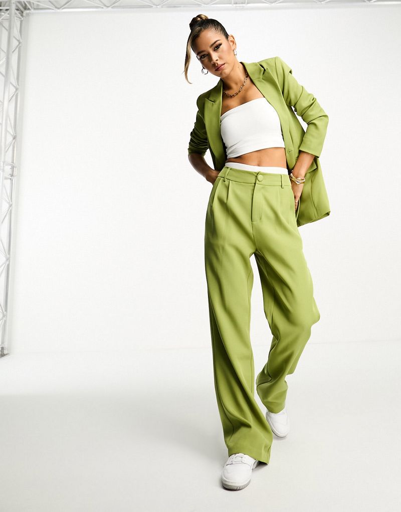 Оливково-зеленые широкие брюки Webb 4th & Reckless — часть комплекта 4TH & RECKLESS